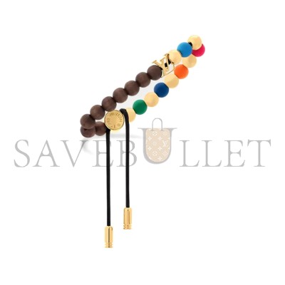 LOUIS VUITTON LV SURFIN' BEADS BRACELET M1602A